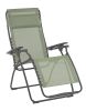 28" Green Steel Outdoor Zero Gravity Chair with Green Cushion