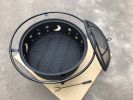 30" Fire Pit With Charcoal Grill And Spark Screen