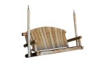 71" X 24" X 47"  Natural Wood Porch Swing