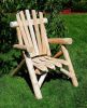 28" X 30" X 39"  Natural Wood Armchair Chair