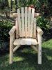 28" X 26" X 42" Natural Wood Dining Chair