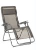 28" Graphite Metal Outdoor Zero Gravity Chair with Graphite Cushion