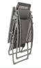 28" Graphite Metal Outdoor Zero Gravity Chair with Graphite Cushion