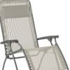 27" Gray Steel Outdoor Zero Gravity Chair