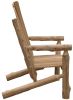 Rustic And Natural Cedar Two - Person Adirondack Chair