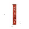 Rustic Red And White Front Porch Welcome Sign