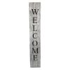 Rustic White Wash Front Porch Welcome Sign