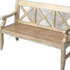 Gray Driftwood Finish Bench