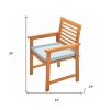 Light Wood Dining Armchair