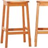 Natural Wood Patio Dining Stool