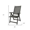 Distressed Outdoor Reclining Chair