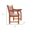 Brown Garden Armchair