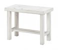 24" White Pine Solid Wood Garden Bench