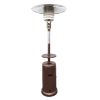 48000 BTU Bronze Steel Propane Cylindrical Pole Standing Patio Heater