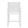 23" White Metal Director Chair