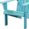 27" Turquoise Heavy Duty Plastic Adirondack Chair