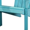 27" Turquoise Heavy Duty Plastic Adirondack Chair