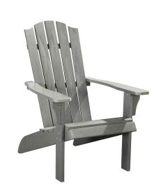 27" Gray Heavy Duty Plastic Adirondack Chair