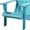 29" Blue Heavy Duty Plastic Adirondack Chair