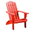 29" Red Heavy Duty Plastic Adirondack Chair