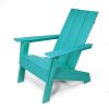 31" Blue Heavy Duty Plastic Adirondack Chair