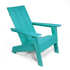 31" Blue Heavy Duty Plastic Adirondack Chair