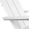 38" White Heavy Duty Plastic Rocking Chair