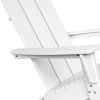 38" White Heavy Duty Plastic Rocking Chair