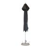 10' Black Polyester Round Market Patio Umbrella