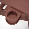 35" Brick Red Heavy Duty Plastic Adirondack Chair