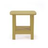 15" Yellow Plastic Outdoor Side Table