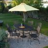 Oval 72 x 42 inch Black Wroght Iron Outdoor Patio Dining Table