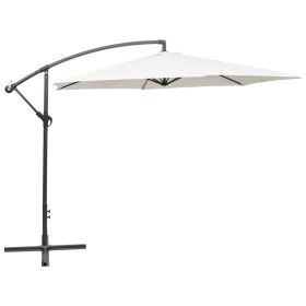 Cantilever Umbrella 118.1" Sand White