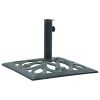 Umbrella Base Green 26.5 lbs 19.3" Cast Iron