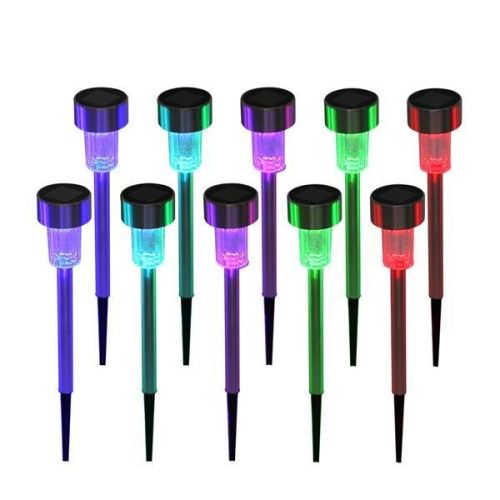 10PCS Garden Outdoor Spots Lights LED Lawn Solar Landscape Path Lights Yard Lamp 10PCS Garden Outdoor Spots Lights LED Lawn Solar Landscape Path Lights Yard Lamp