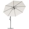 Cantilever Umbrella 137.8" Sand White