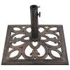 Umbrella Base Bronze 26.5 lbs 19.3" Cast Iron