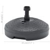 Umbrella Base Sand/Water Filled 5.3 gal Anthracite Plastic Rattan