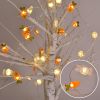 1pc; Easter Cute Bunny Radish Light String DIY Copper Wire Lamp Festive Party Warm Light Atmosphere Decorative Light String