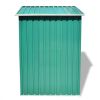 Garden Storage Shed Green Metal 80.3"x52"x73.2"