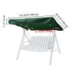 73"x54" Swing Canopy Cover Replacement UV 30+ Water Resistance Outdoor Garden