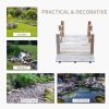 5 ft Wooden Garden Bridge Arc Footbridge