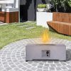 40,000BTU Exterior Faux Stone Propane Fire Pit For Outdoor Garden Backyard with