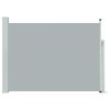 Patio Retractable Side Awning 39.4"x196.9" Gray