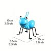 1pc/4pcs, Metal Crafts Creative Ant, Ant Metal Sculpture, Garden Ant Decor, Wall Hanging Decor, Garden Lawn Decor, Indoor Decor, Outdoor Colorful Deco