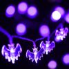 Multiple sizes Halloween Bat String Lights Battery Operated Halloween Lights Little Bat LED Holiday Lights for Halloween Outdoor Indoor Decor