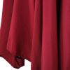 15x9ft Large Double-Sided Rectangular Outdoor Twin Patio Market Umbrella w/Crank-burgundy