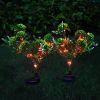 LED Dandelion Flower Stake Light Solar Energy Rechargeable for Outdoor Garden